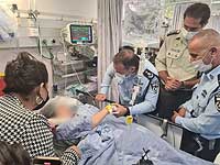 Генинспектор полиции посетил в больнице пограничницу, вступившую в схватку с террористом