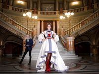 "Мисс Румыния" представила национальный костюм, созданный израильским дизайнером