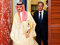 Министр иностранных дел Саудовской Аравии принц Фейсал бин Фархан аль Сауд и госсекретарь Энтони Блинкен