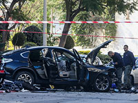 Взрыв автомобиля в Реховоте, ранены женщина и маленькая девочка