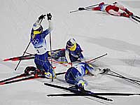 Олимпиада. В спринте шведские лыжницы завоевали золото и серебро