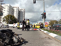 ДТП в Тель-Авиве: тяжело травмирована женщина, ехавшая на мотоцикле