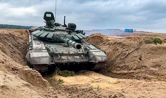 Учения танковых подразделений России и Беларуси, 12 февраля 2022 года