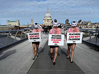 Против перьев в индустрии моды: акция протеста PETA в Лондоне
