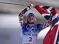 Лыжи. Тереза Йохауг стала трехкратной чемпионкой Пекинской олимпиады