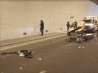 В результате ДТП в туннеле на 1-й трассе погиб мотоциклист