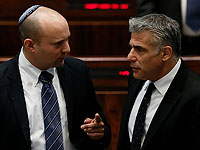 Премьер-министр Израиля Нафтали Беннет и министр иностранных дел Израиля Яир Лапид