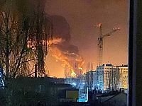 СМИ: под Васильковым продолжается бой за аэропорт, это затрудняет тушение пожара