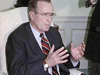 Андрей Козырев на встрече с Бушем в Белом доме в 1991 году