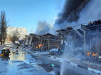 Очередной обстрел Харькова армией РФ привел к сильному пожару на рынке