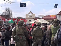 В Херсоне российские военные открыли огонь по участникам акции протеста, есть пострадавшие
