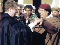 Владимир Жириновский и Муаммар Каддафи. 1995 год