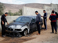 Неподалеку от Шхема подожжены автомобили палестинских арабов, подозрение на 