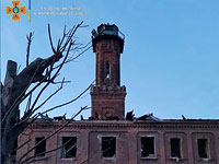 В результате обстрела Харькова российскими военными повреждено здание пожарной части XIX века