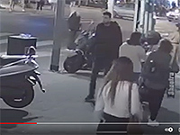 Полиция опубликовала видео с камеры наблюдения, установленной рядом с местом теракта. ВИДЕО