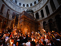 Церемония освящения Благодатного огня в Иерусалиме. Фоторепортаж