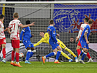Лейпциг (Германия) - Глазго Рейнджерс (Шотландия) 1:0. Победный гол Анхелиньо