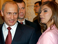 Владимир Путин и Алина Кабаева в 2004 году