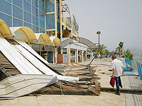 Последствия урагана на побережье Кинерета. Фоторепортаж