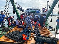 Пожар на пассажирском судне на Филиппинах, есть жертвы