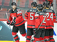 Чемпионат мира по хоккею. Канадцы вышли в полуфинал, проигрывая 0:3 после второго периода