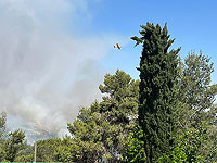 В Нижней Галилее, в лесу Бейт-Кешет, начался сильный пожар