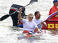 Юрий Постригай (спереди) и Александр Дьяченко - чемпионы Лондонской олимпиады