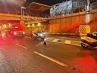 ДТП в Тель-Авиве, тяжело травмирован мотоциклист