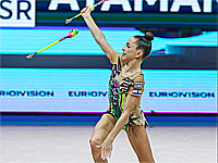 Чемпионат Европы по художественной гимнастике. Дарья Атаманов завоевала серебряную медаль в упражнениях с булавами