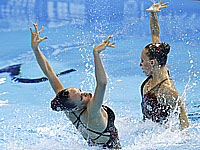 Чемпионат мира по синхронному плаванию. Эден Блехер и Шелли Бобрицки вышли в финал