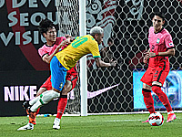Товарищеские матчи. Бразильцы разгромили сборную Южной Кореи