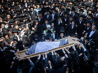 Похороны раввина Вайса в Иерусалиме, часть города перекрыта