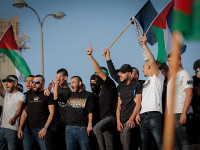 В Умм эль-Фахме проходит акция в поддержку жителей Газы