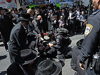 "Пелег Иерушалми" возобновляет протесты против вскрытия тела ребенка. Иерусалим, 15 августа 2022 года