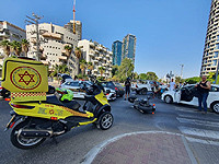 В Тель-Авиве тяжело травмирован мотоциклист
