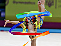 Художественная гимнастика. Турнир в Румынии. Дарья Атаманов завоевала золотую медаль