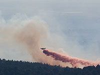 Пожар в окрестностях Бейт-Шемеша, в воздух подняты самолеты пожарной авиации