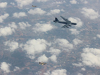 Самолеты ЦАХАЛа сопроводили через воздушное пространство Израиля американские бомбардировщики