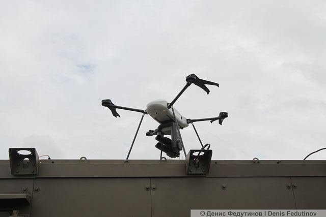 Беспилотный квадрокоптер Thor с дистанционно-управляемым боевым модулем Birds of Prey компании Elbit Systems