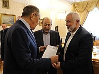 Лидеры ХАМАСа на встрече с Лавровыми заявили претензии на газ, обвинив США и поблагодарив 