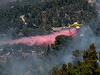 Сильный лесной пожар в Галилее, привлечены противопожарные самолеты
