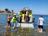 Пожилой мужчина перенес инсульт во время купания в Кинерете, он доставлен на вертолете в больницу