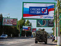 В оккупированных областях востока и юга Украины стартовал референдум о присоединении к РФ