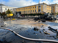 После взрывов в Киеве