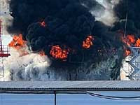 В Белгородской области загорелась нефтебаза. Губернатор винит ВСУ