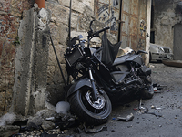 Взорванный мотоцикл аль-Килани