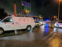 На 436-й трассе, возле Иерусалима, автобус сбил мужчину, пострадавший в тяжелом состоянии