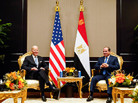 Президент США Джо Байден и президент Египта Абд аль-Фаттах ас-Сиси