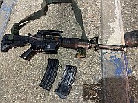Винтовка М-16, конфискованная у одного из задержанных террористов