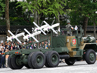 Израильские ракеты Spike на военном параде в Южной Корее

